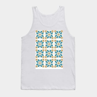 Portuguese Tile Pattern Tank Top